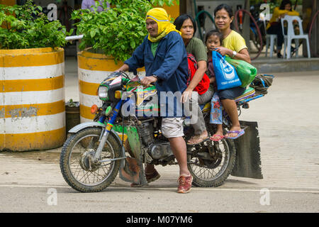 Typical Habal Habal motorcycle used in the provincial areas of the ...