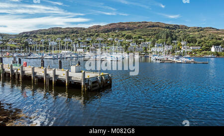Tarbert Harbour at Loch Fyne in Kintyre Argyll & Bute Scotland UK Stock Photo