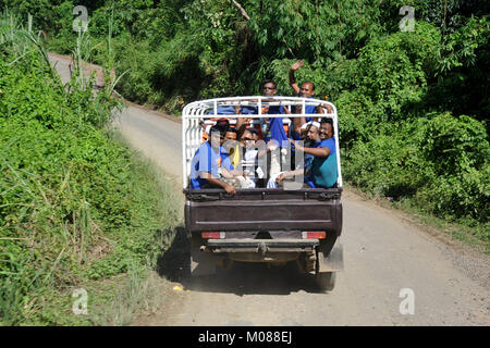 Tourist visits the Nilgiri Tourism Place in Bandarban, Bangladesh Stock Photo