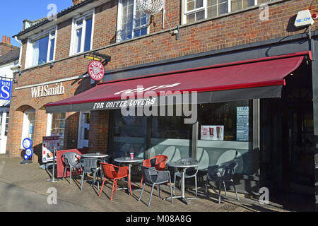 Costa Coffee in Princes Risborough High Street, Buckinghamshire, England, UK Stock Photo