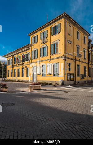 Italy Piedmont Borgaro Torinese City Hall Stock Photo