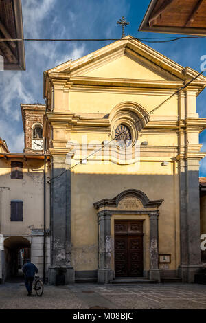 Italy Piedmont Borgaro Torinese Parrish Church Assunzione di Maria Vergine Stock Photo