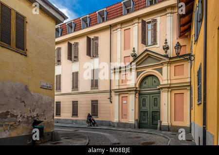 Italy Piedmont Borgaro Torinese  the Castle ( Now convent of nuns ) Stock Photo
