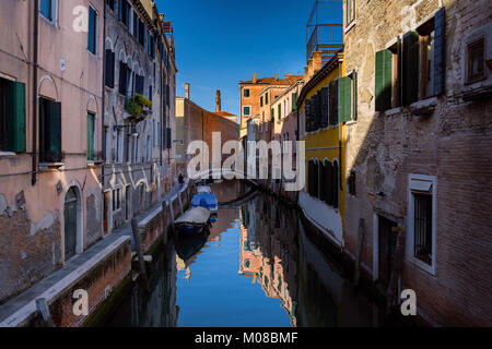 One among numerous hidden gems of Venice. So many bridges in venice . At every corner you find one romantic photo opportunity Stock Photo