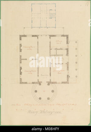 House for Henry Whitney, New Haven, Connecticut (client's plan) MET DP307223 Stock Photo