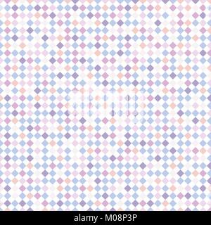 Abstract striped square pattern with purple, blue, pink pastel color on white background. Vector illustration Stock Vector