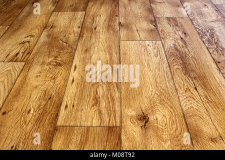 Wooden panelled floor texture Stock Photo