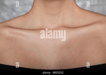 Skinny bony back Stock Photo