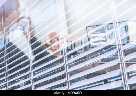 Startup business problem solving. Software developers brainstorming in starup company office. Stock Photo