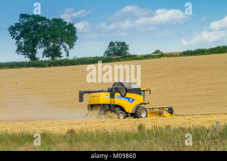 Combine Harvester Stock Photo