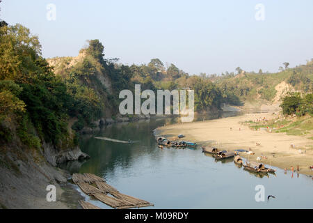 A view of Bandarban Hill Area in Bangladesh Stock Photo