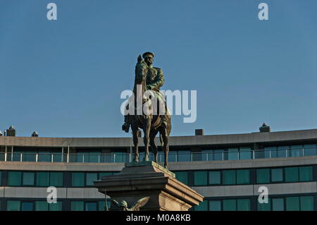 The monument of King Liberator or  Emperor Alexander II is one of the most impressive monuments in Sofia, Bulgaria, Europe Stock Photo