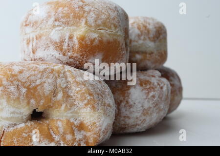 Jam Doughnut Stock Photo