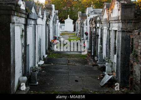 Cemetery gravestones Stock Photo