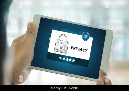Privacy Access login PERFORMANCE Identification Password Passcode and Privacy Stock Photo