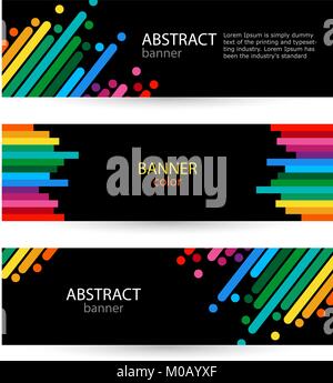 Abstract vector backgrounds for banners Stock Vector