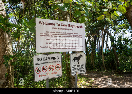 Cow Bay beach in Far north queensland tropics region,Australia Stock Photo