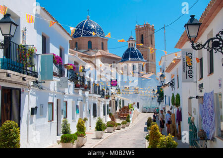 La Mare de Déu del Consol, Altea, Alicante, Spain Stock Photo