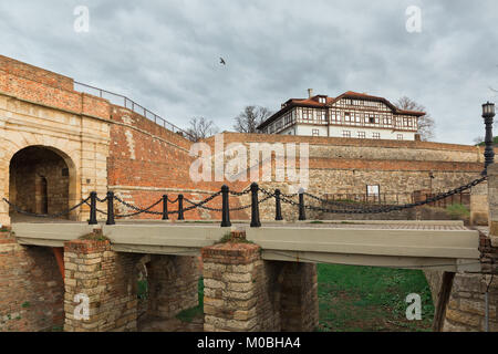 Bridge and gate at Kalemegdan Fortress, Belgrade, Serbia Stock Photo