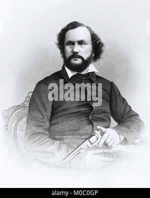SAMUEL COLT (1814-1862) American inverntor of the revolver names after him Stock Photo