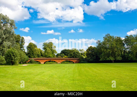 Bridge  in the park Eton College Windsor Stock Photo