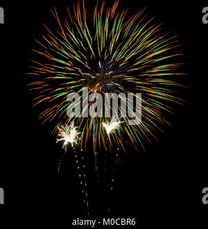 Afterglow Fireworks Show at Balloon Fiesta, Albuquerque, New Mexico ...
