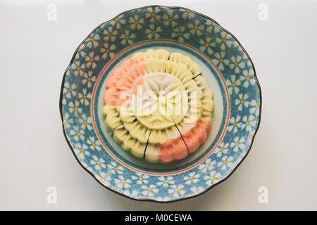 snowy skin mooncake eaten during Chinese mid-autumn festival Stock Photo