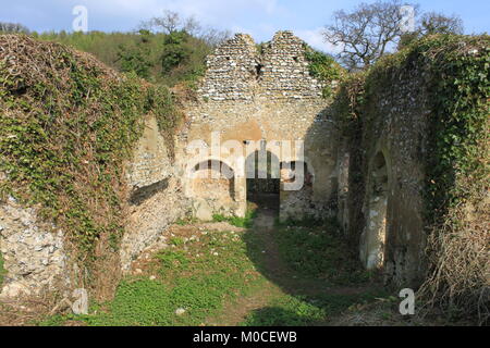 St James Church. Bix Bottom. Scenes from the 1971 Hammer Horror film Blood on Satan's Claw was filmed here. The Oxfordshire Way. England. UK Stock Photo