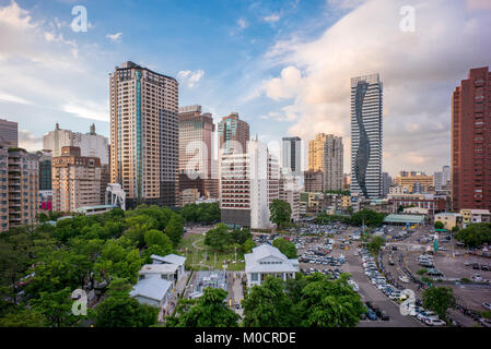 skyline of taichung city, taiwan Stock Photo