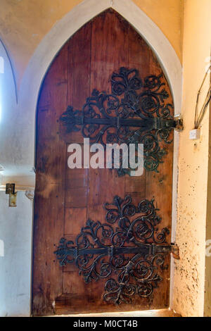 Old wooden doors in Stone Town, Zanzibar Stock Photo