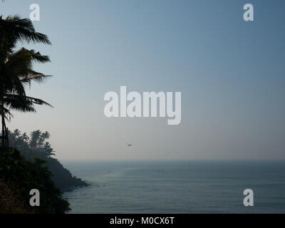 Just after the sunset in Varkala beach, Kerala, South India Stock Photo