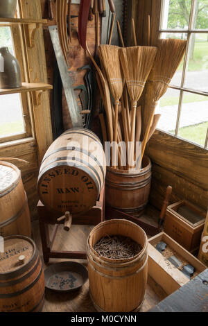 Genesee country village and museum Mumford NY Stock Photo