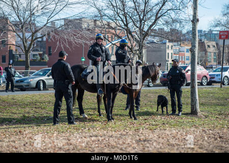 Philadelphia, USA. 20th Jan, 2018. Protesters participate in the Women's March in Philadelphia, on the one-year anniversary of Donald Trump's inauguration. Credit: Kelleher Photography/Alamy Live News Stock Photo