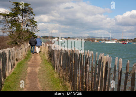 Chichester harbour at Itchenor, West Sussex, England Stock Photo
