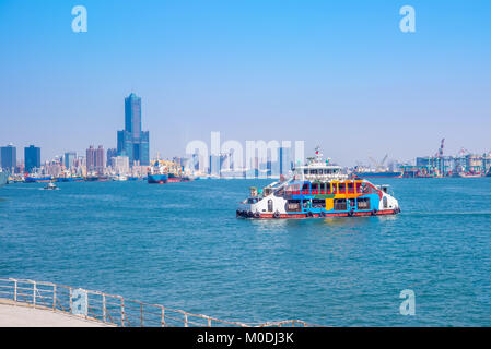 landscape of kaohsiung harbor Stock Photo