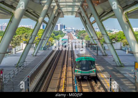the mass rapid transit system in Kaohsiung Stock Photo