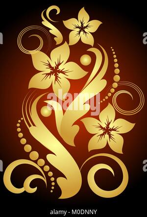 colored flower illustration Stock Vector Image & Art - Alamy