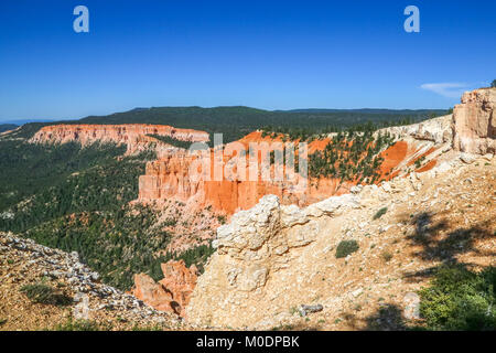 A view from Rainbow Point, Bristlecone Loop Trail, Bryce National Park, Kanab, UT Stock Photo