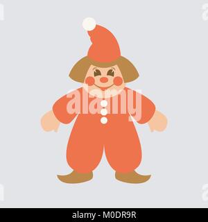 doll joke vector illustration flat style  front side Stock Vector