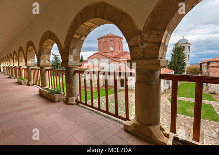Byzantine church of St Mary in Apollonia, Albania. Stock Photo