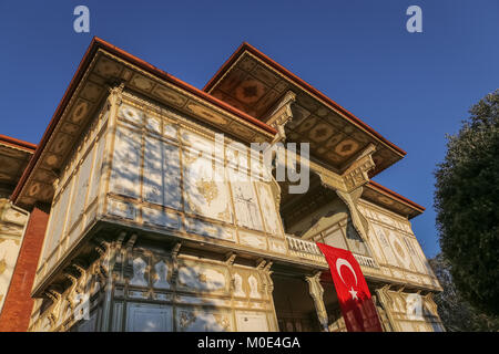 Abdulmecid Efendi Kiosk in Istanbul City, Turkey Stock Photo