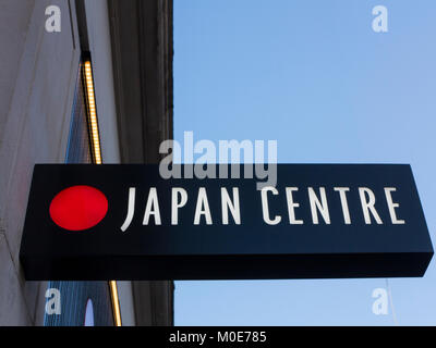 Sign For The Japan Centre Japanese Supermarket And Food Hall On Panton Street Near Piccadilly London Uk Stock Photo Alamy