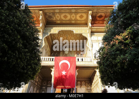 Abdulmecid Efendi Kiosk in Istanbul City, Turkey Stock Photo