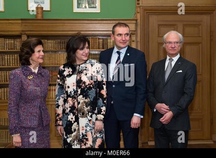 Stockholm, Sweden, 19th January, 2018. From 17 to 19 January, Iceland's President Guðni Thorlacius Jóhannesson, visiting Sweden.