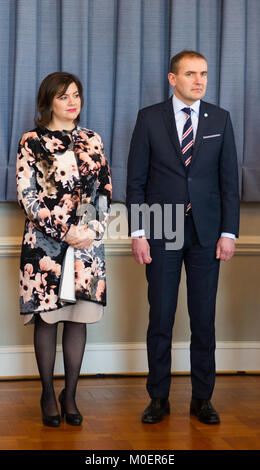 Stockholm, Sweden, 19th January, 2018. From 17 to 19 January, Iceland's President Guðni Thorlacius Jóhannesson, visiting Sweden.