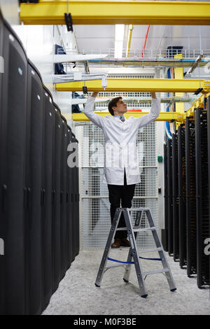 Checking storage system Stock Photo