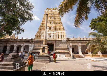 India, Karnataka, Mysore, Shweta Varahaswamy Temple Stock Photo