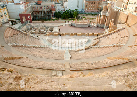 Roman Theatre - Cartagena - Spain Stock Photo