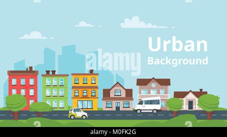 city landscape. Urban skyline Stock Vector Image & Art - Alamy