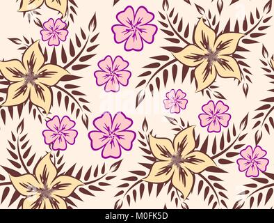 Seamless floral background. Stock Vector